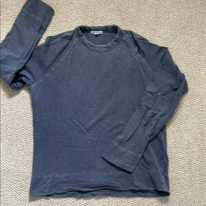 Men's James PERSE  Blue Long Sleeve t-Shirt/sweatshirt. Size 1